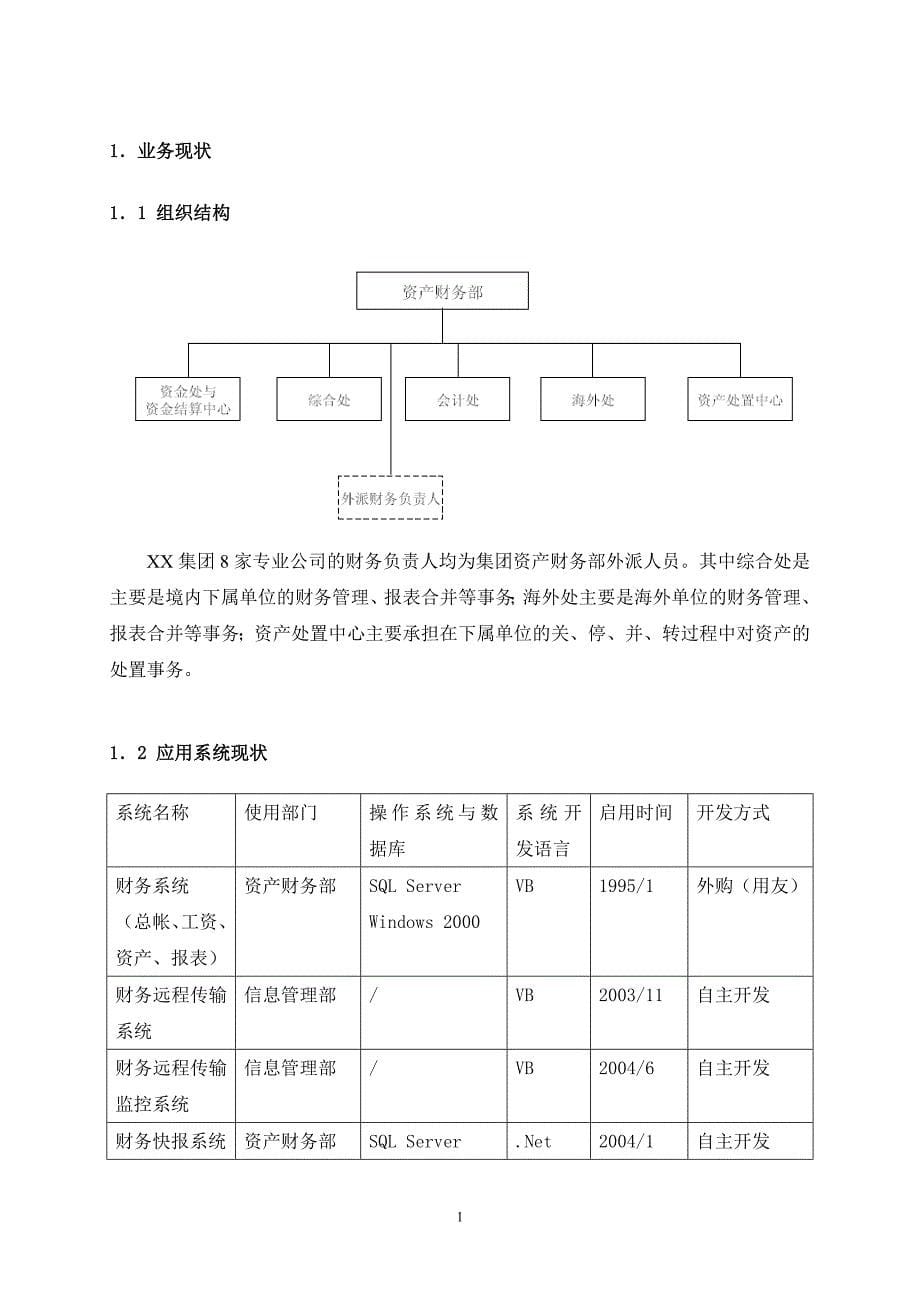 2019年集团公司财务信息化系统业务需求书_第5页