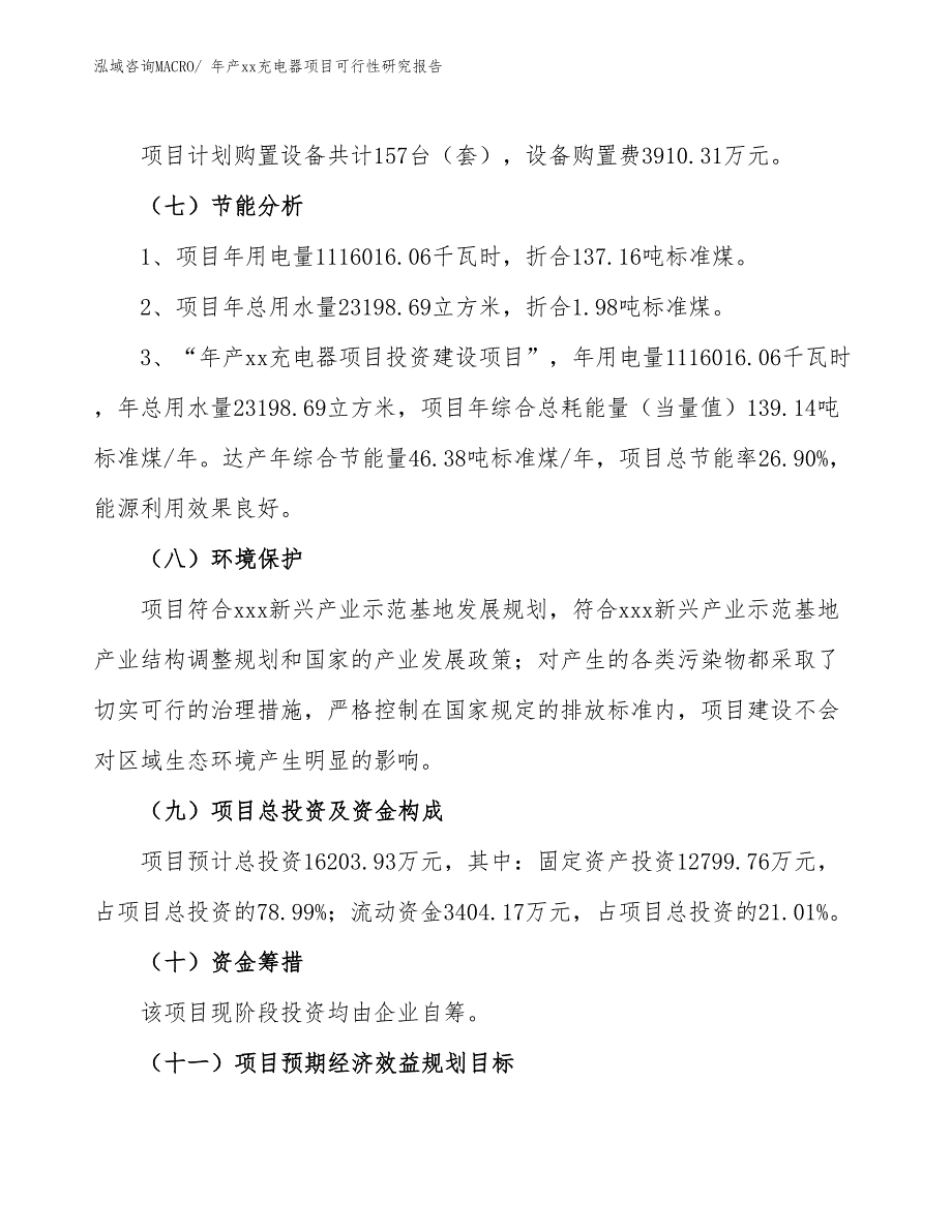 年产xx充电器项目可行性研究报告_第3页