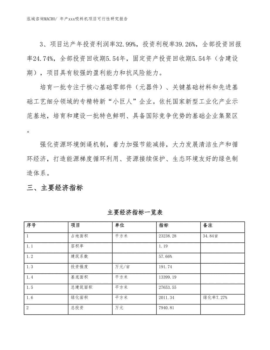 年产xxx吸料机项目可行性研究报告_第5页