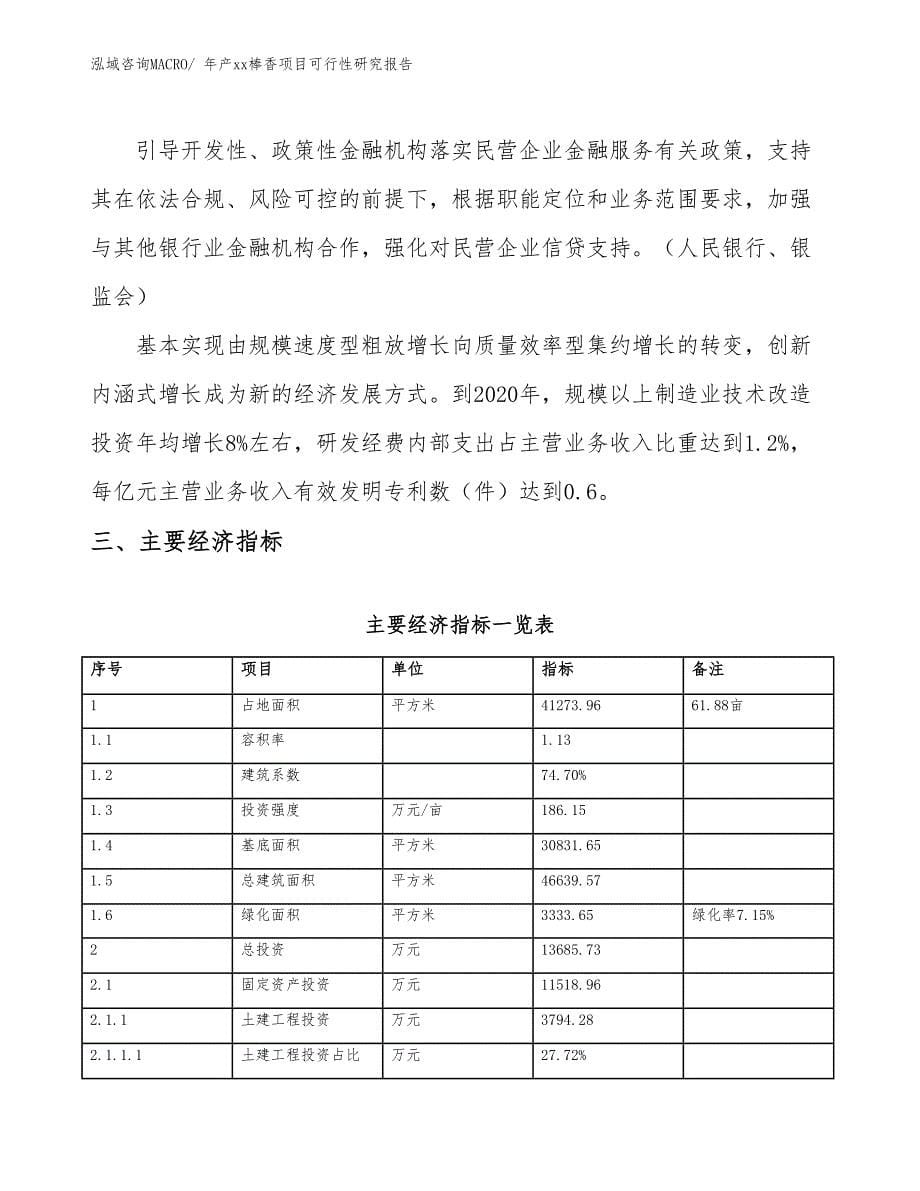 年产xx棒香项目可行性研究报告_第5页