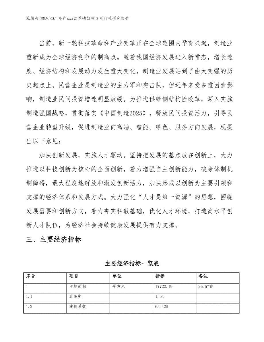 年产xxx营养碘盐项目可行性研究报告_第5页