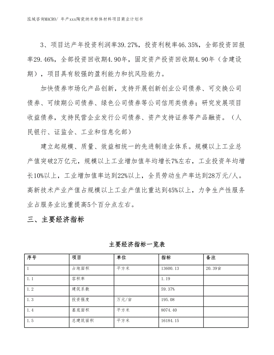 年产xxx陶瓷纳米粉体材料项目商业计划书_第4页