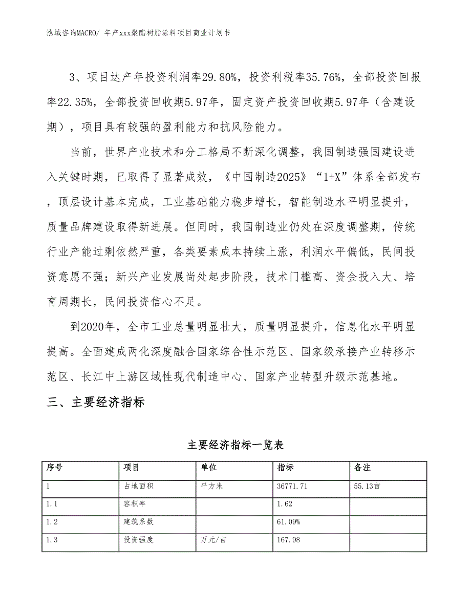 年产xxx聚酯树脂涂料项目商业计划书_第4页