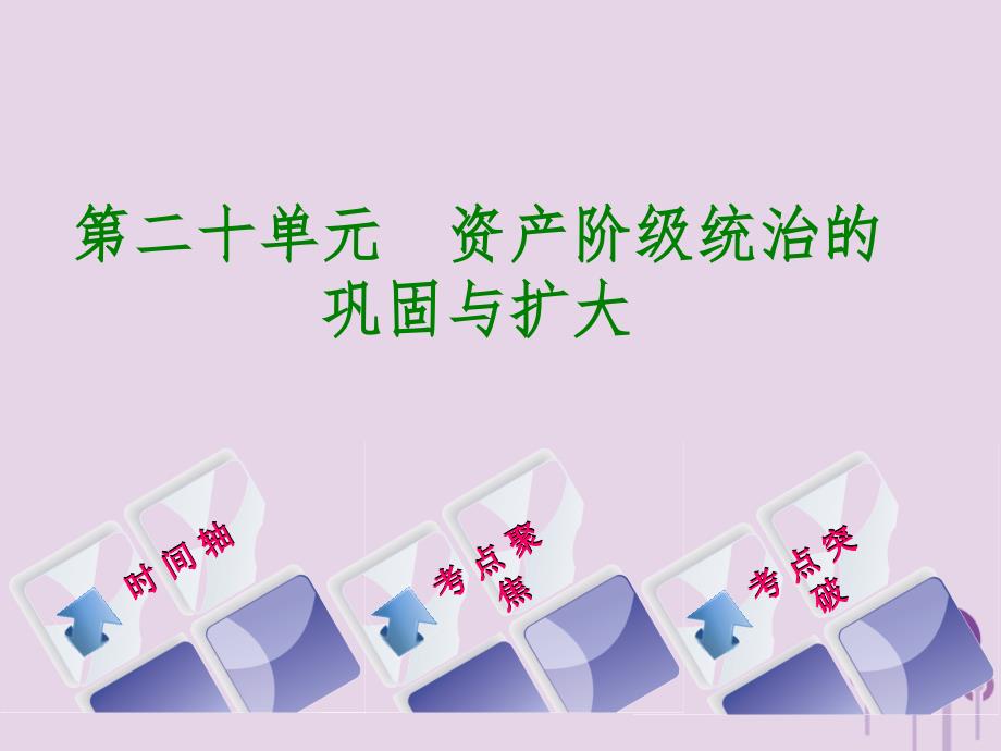 （呼和浩特专版）2018年中考历史复习 第二十单元 资产阶级统治的巩固与扩大课件 岳麓版.ppt_第1页