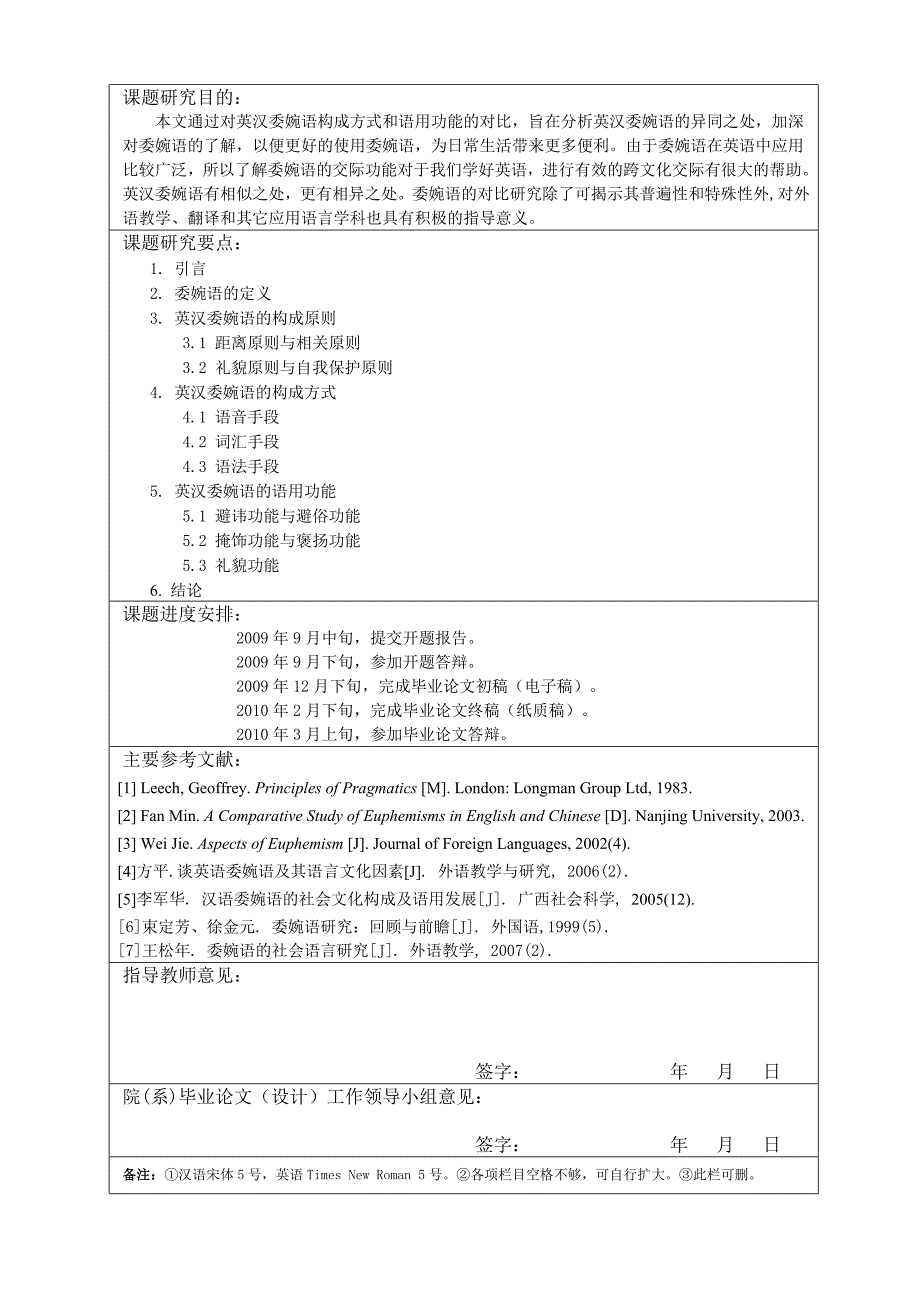 英语专业优秀开题报告_第2页