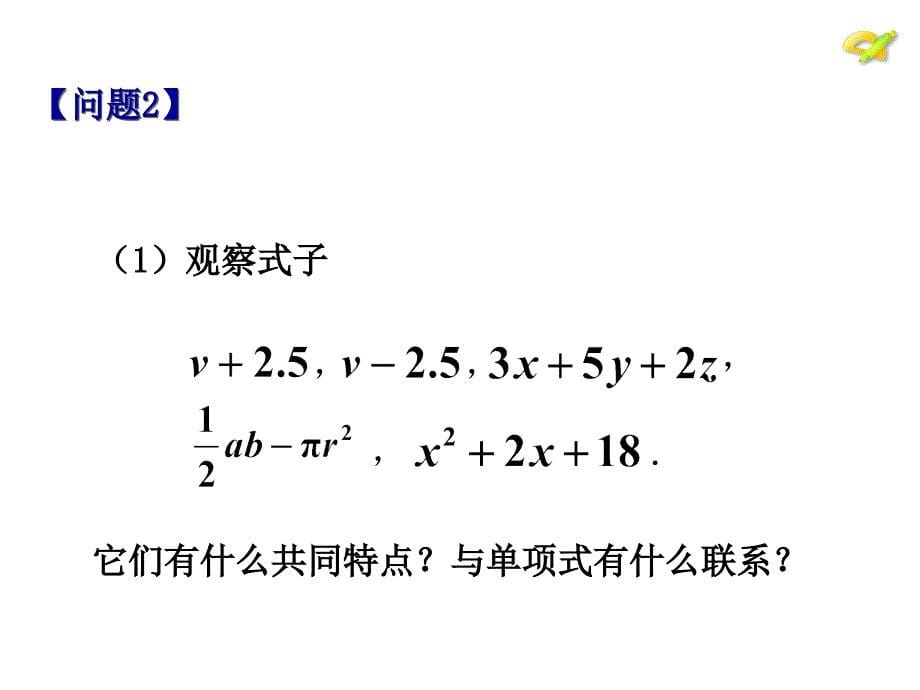 （人教版）七年级数学上册课件：2.1 整式 第三课时.ppt_第5页