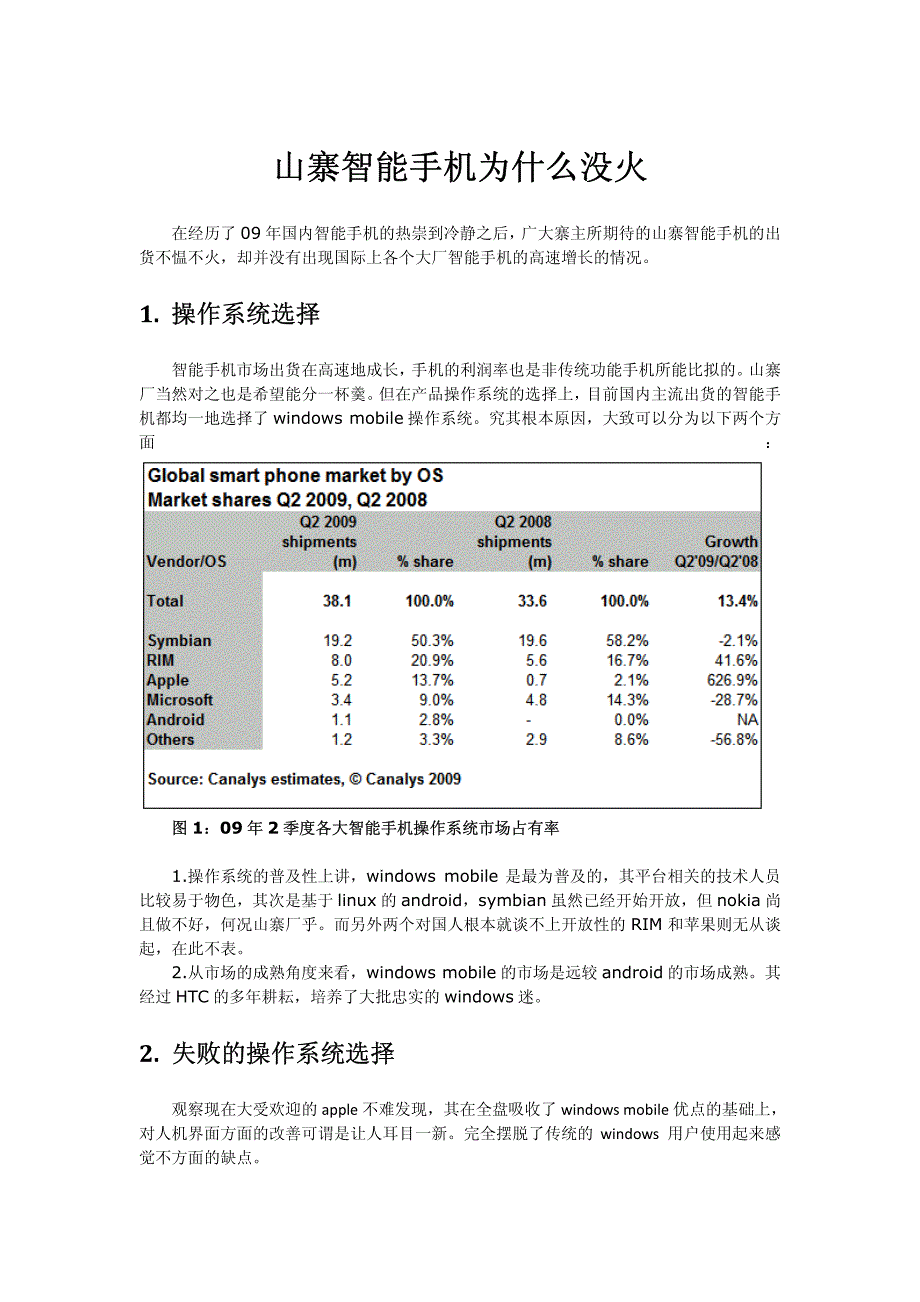 山寨智能手机为什么没火_第1页