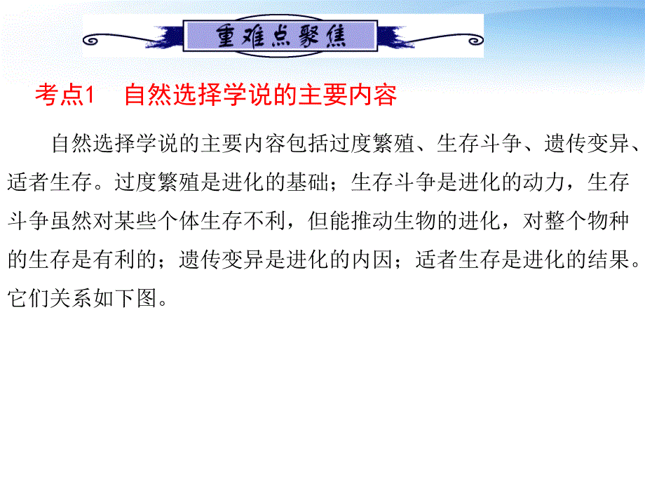 2018年高考生物第一轮复习 第7章现代生物理论课件 新人教版必修2_第2页