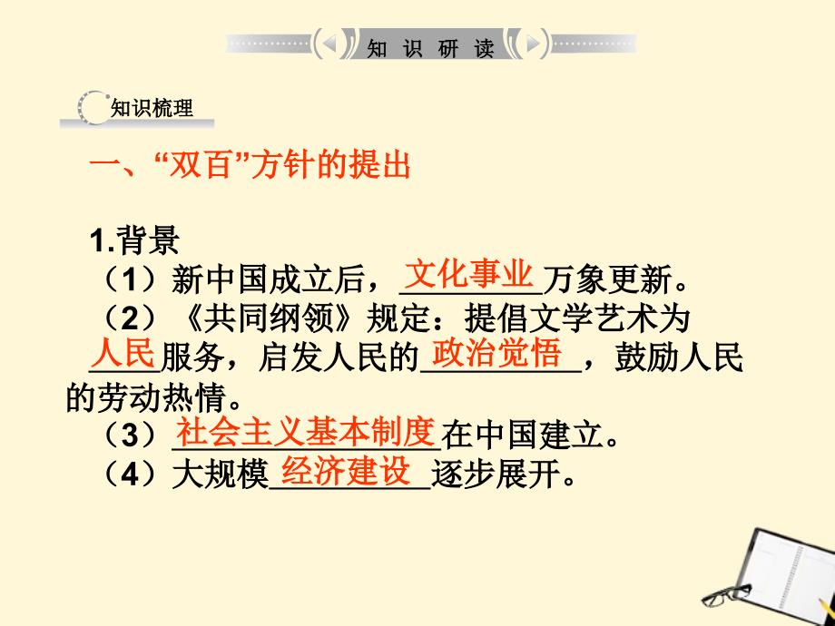 2018高考历史一轮复习 专题22 现代中国的文化与科技课件 人民版_第3页
