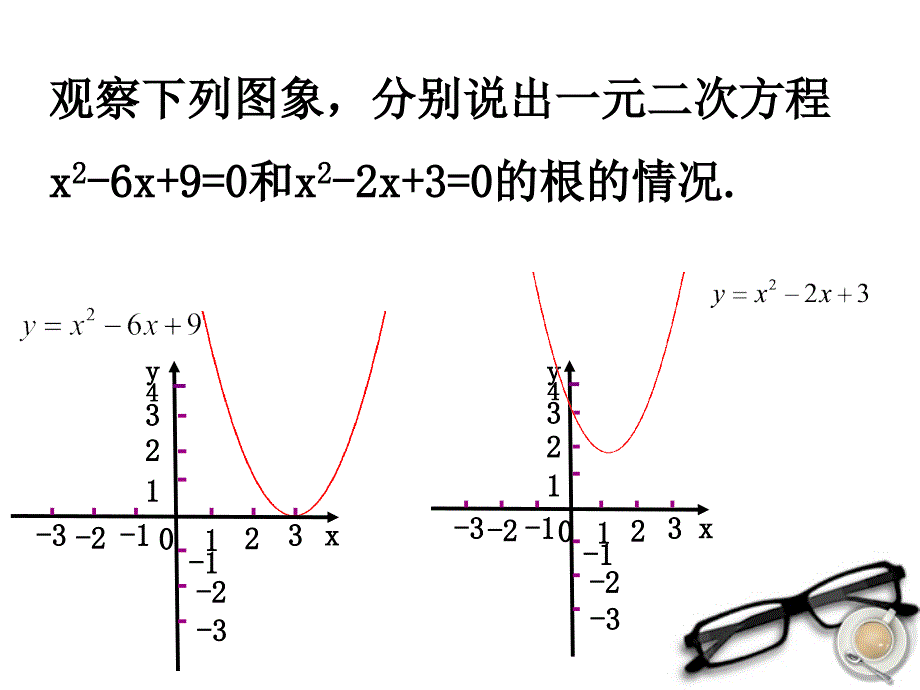 江苏省徐州市第三十四中学九年级数学上册《63二次函数与一元二次方程》课件 新人教版_第3页