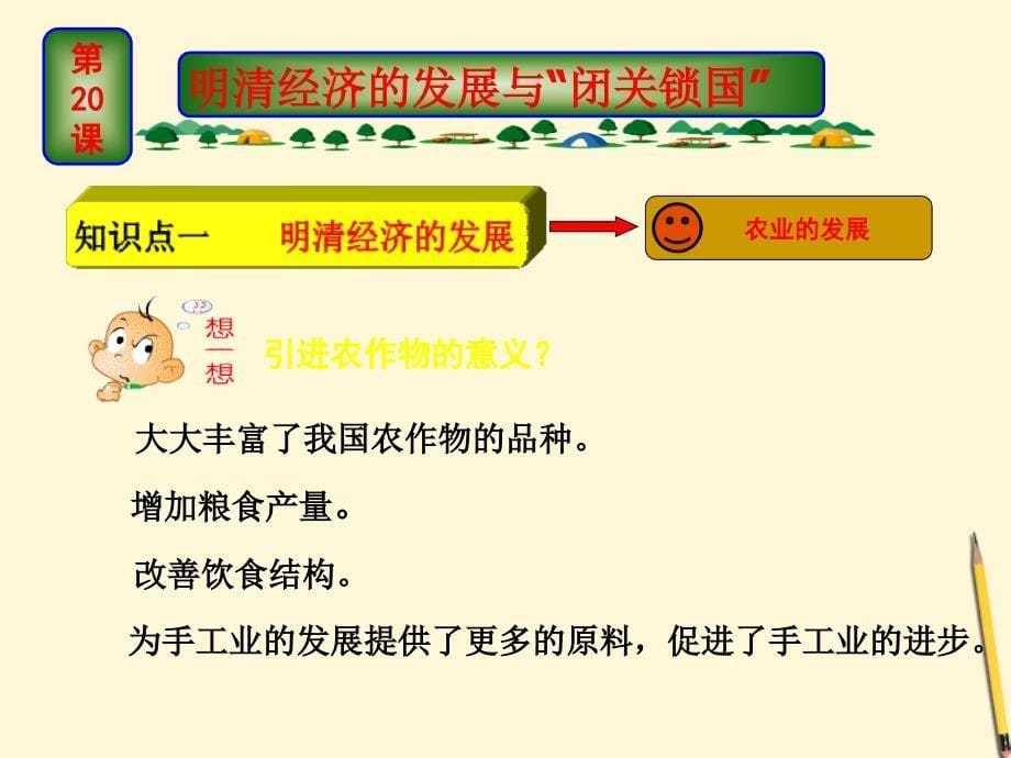 湖南省长沙市第三十二中学七年级历史《明清经济的发展与“闭关锁国”》课件7_第5页