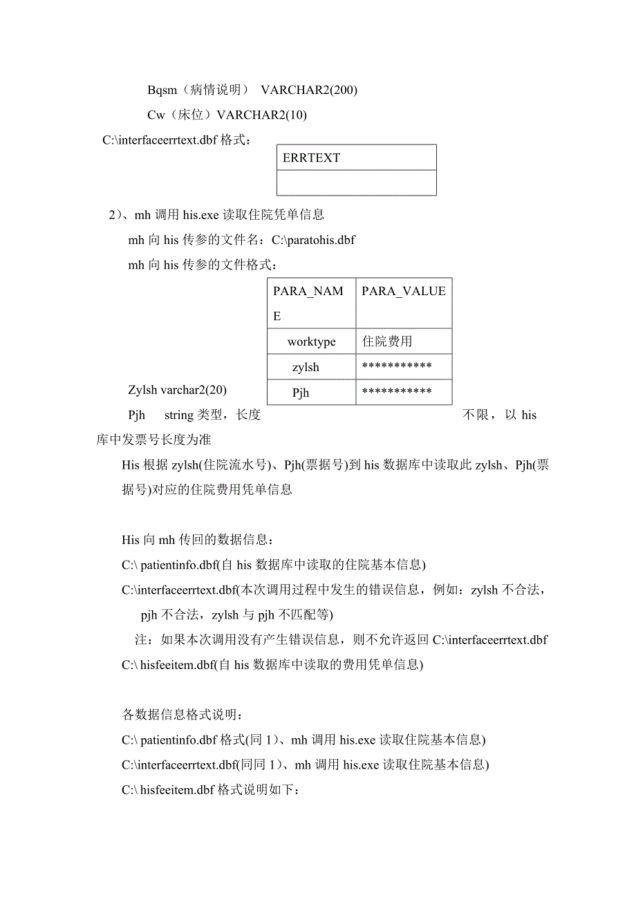 医院信息系统his与医疗结算系统数据转换方案_第3页