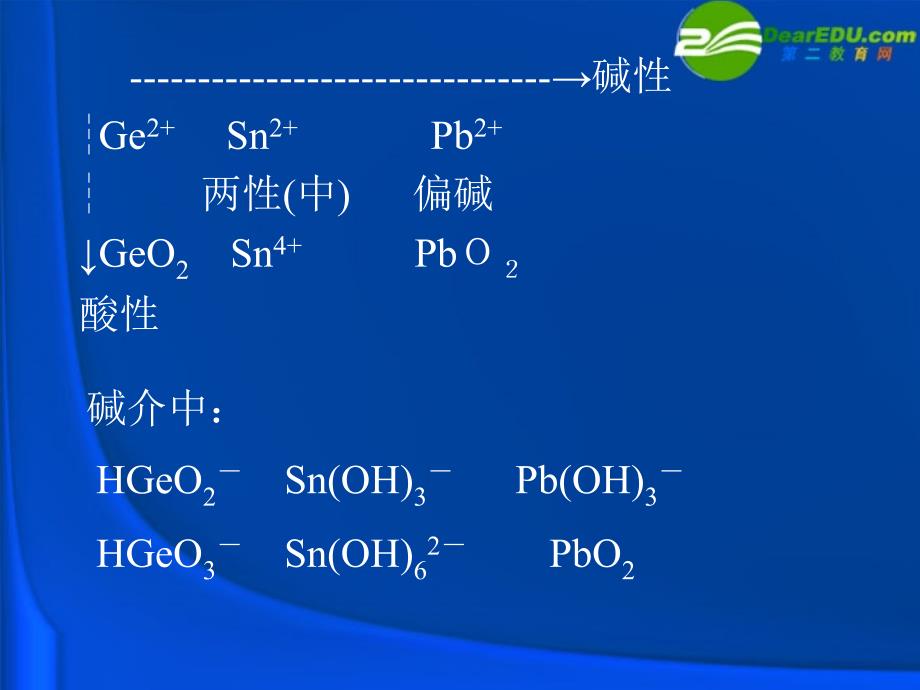 高中化学 碳族元素竞赛课件_第4页