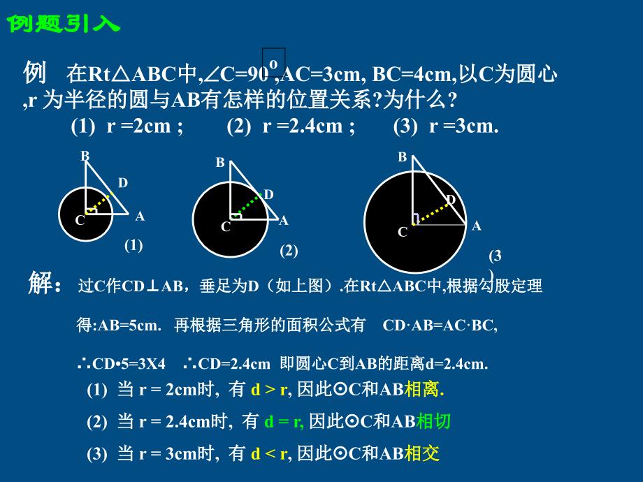 高中数学《直线与圆的位置关系》课件8 北师大版必修2_第4页