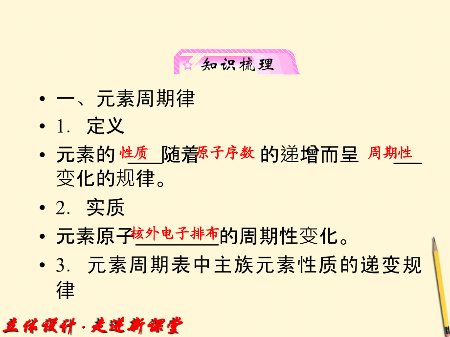 2018高考化学一轮复习 专题5第2单元 元素周期律元素周期表知识研习课件 苏教版_第4页