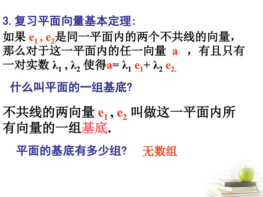 2018高二数学上册 8.1《向量的坐标表示及其运算》课件二 沪教版_第3页