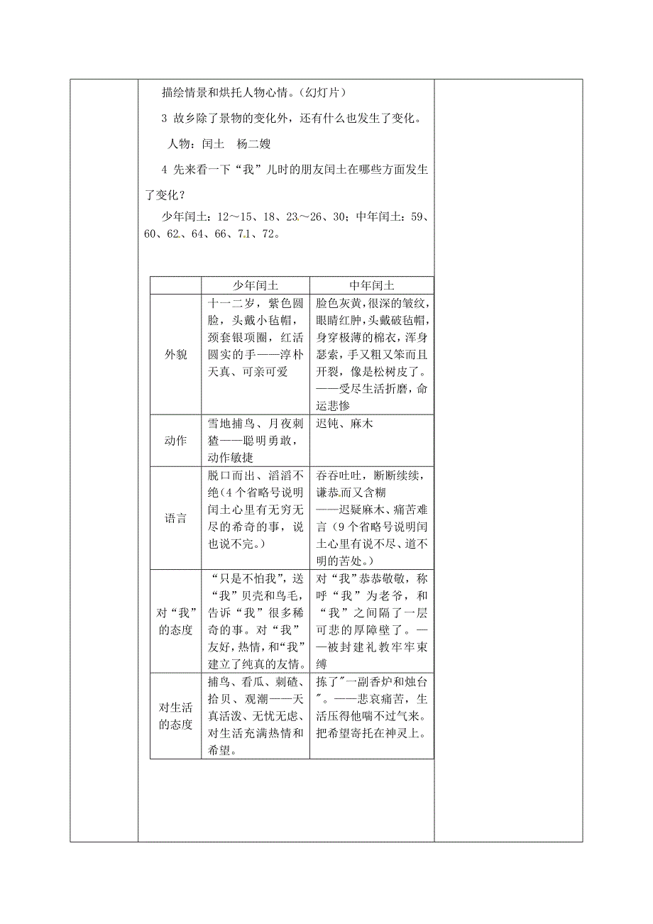 2.1《故乡》教案 苏教版九年级上册 (4).doc_第2页