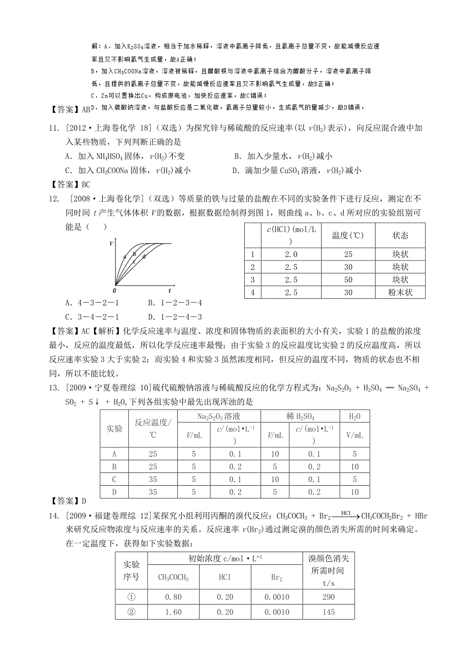 （水滴系列）山东省滕州市2017届高考化学一轮复习 考前特训九 化学反应速率与化学平衡 新人教版_第3页