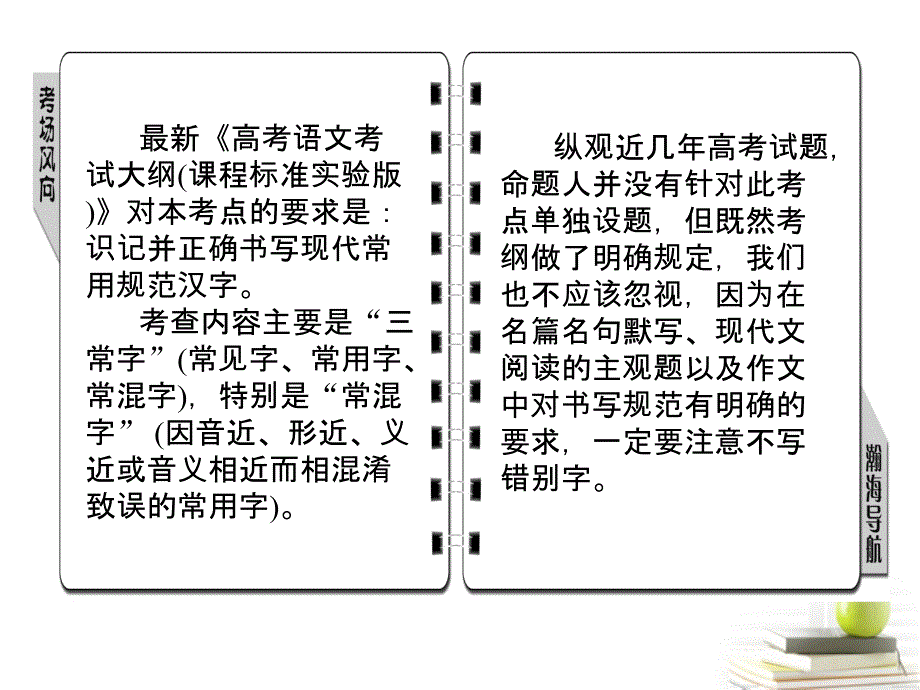 2018届高考语文三轮冲刺专题 第三部分语言文字应用1课件_第2页