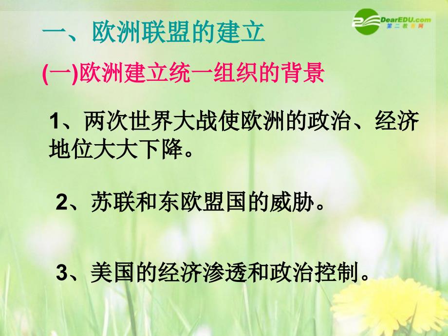 高中历史 8.2当今世界的经济区域集团化课件1 新人教版必修2_第4页