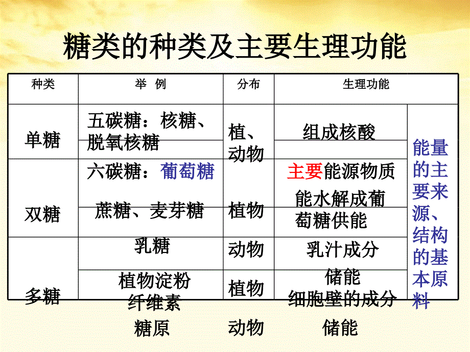 高中生物 2.2《生物体中的有机化合物》课件 沪科版第一册_第2页