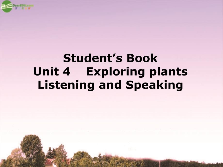 高中英语 unit4 listening and speaking课件 新人教版选修9_第1页