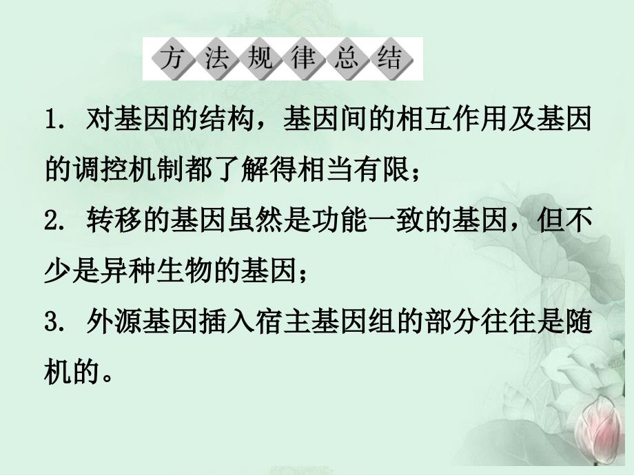 广东省高中生物《专题4 生物技术的安全性和伦理问题》复习课件 新人教版选修3_第4页