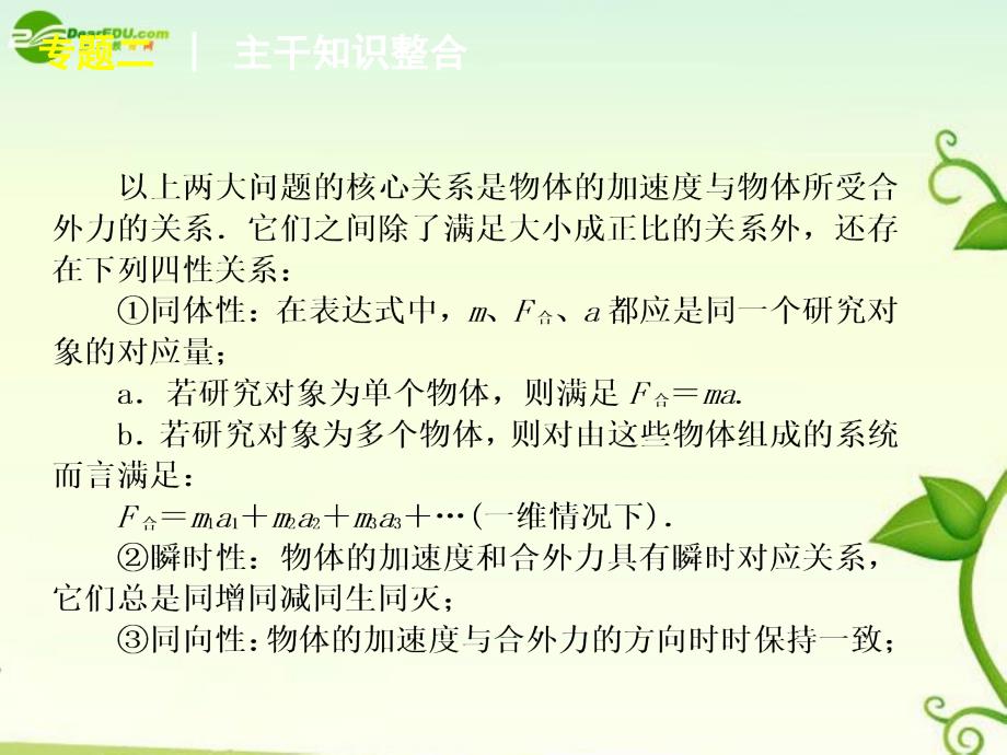 2018届高考物理二轮专题复习 第1单元-力与运动专题2 直线运动 课件 大纲人教版_第4页