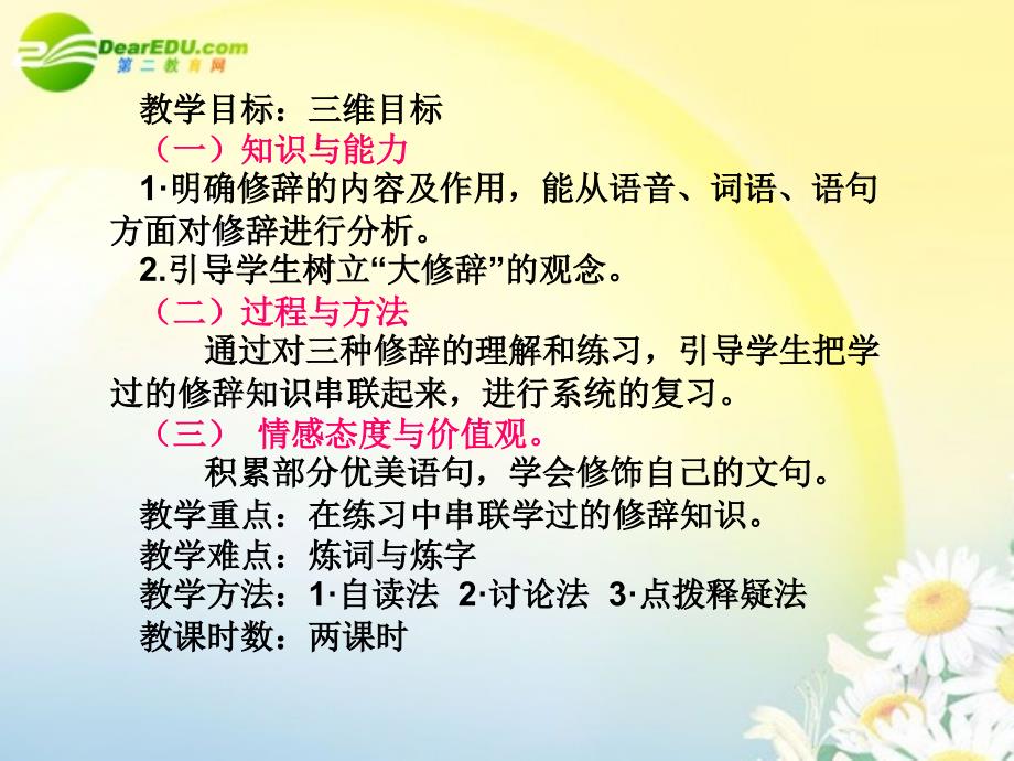 高中语文 表达交流部分之《修辞无处不在》优秀课件 新人教版必修2_第3页