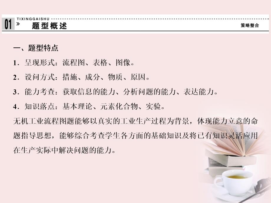 2018届高考化学二轮专题 方法与技巧专题3 工艺流程题的深度整合复习课件_第2页