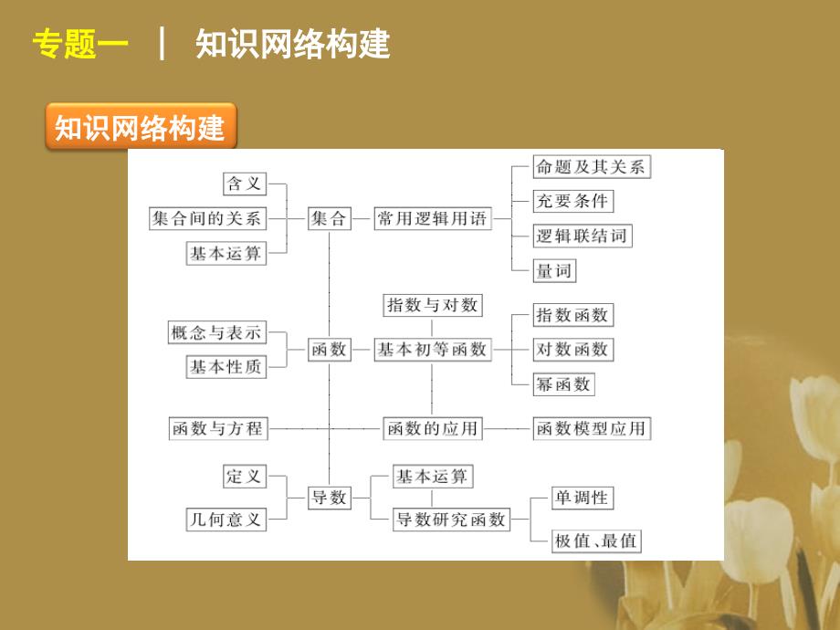 2018届高考数学二轮复习方案 第1讲 集合与常用逻辑用语课件 文 课标版_第3页