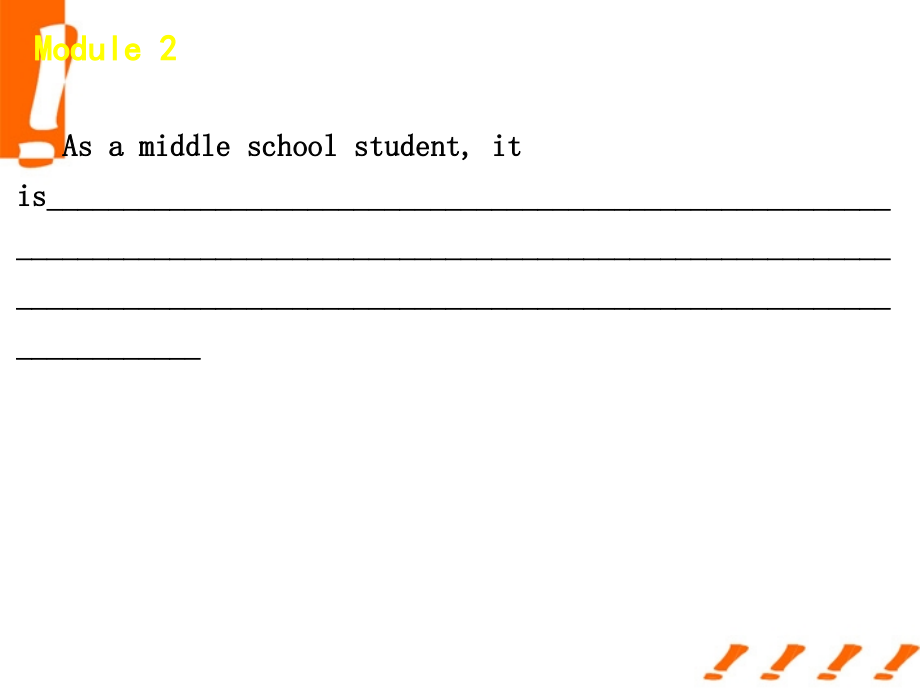 2018届高考英语 module2 my newteachers课件 外研版必修1_第4页