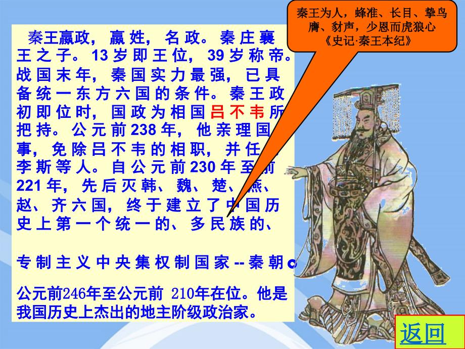 高中语文《走向大一统的秦汉政治》课件一 人民版必修1_第2页