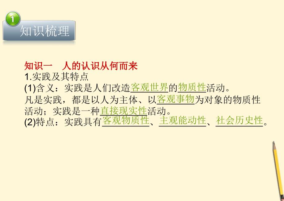 2018高考政治 第六课 求索真理的历程课件 新人教版必修4_第3页