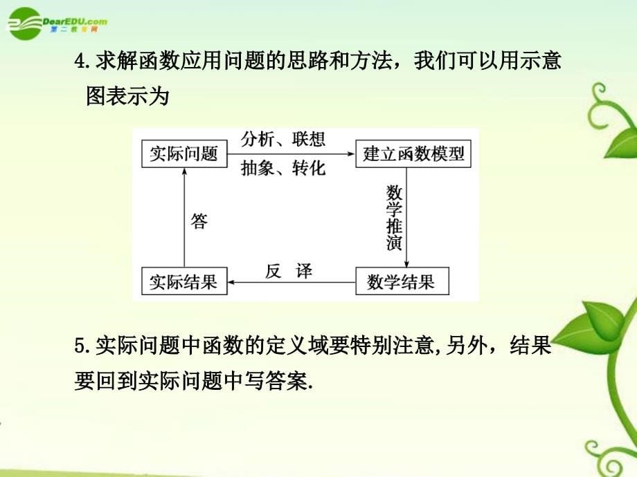 2018高考数学 2.8  函数模型及其应用总复习课件_第5页