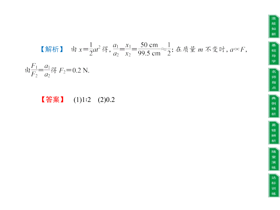 高中物理 同步教学第3章 3．牛顿第二定律课件 教科版必修1_第3页