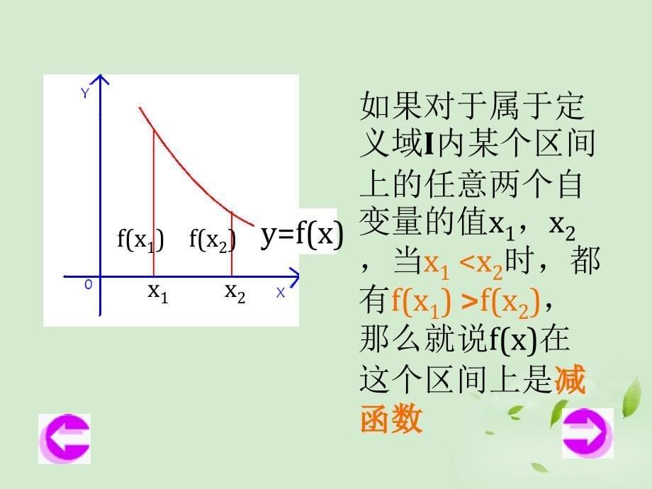 高中数学 2.1.3《函数的单调性》 课件四 新人教b版必修1_第5页