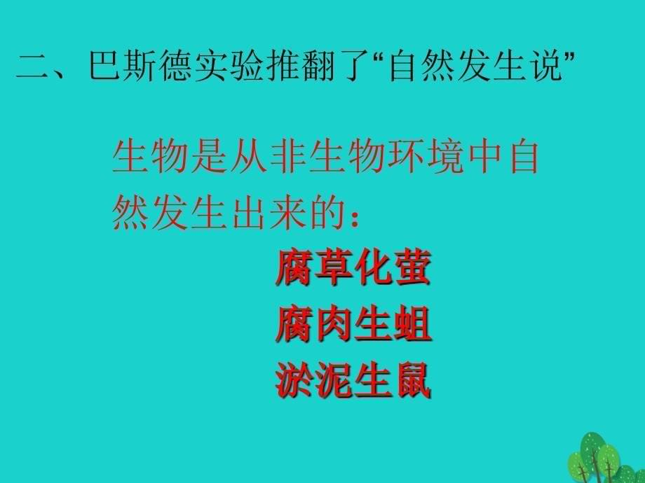 八年级生物上册 第十二章 第一节 生命的起源课件 （新版）北京版_第5页