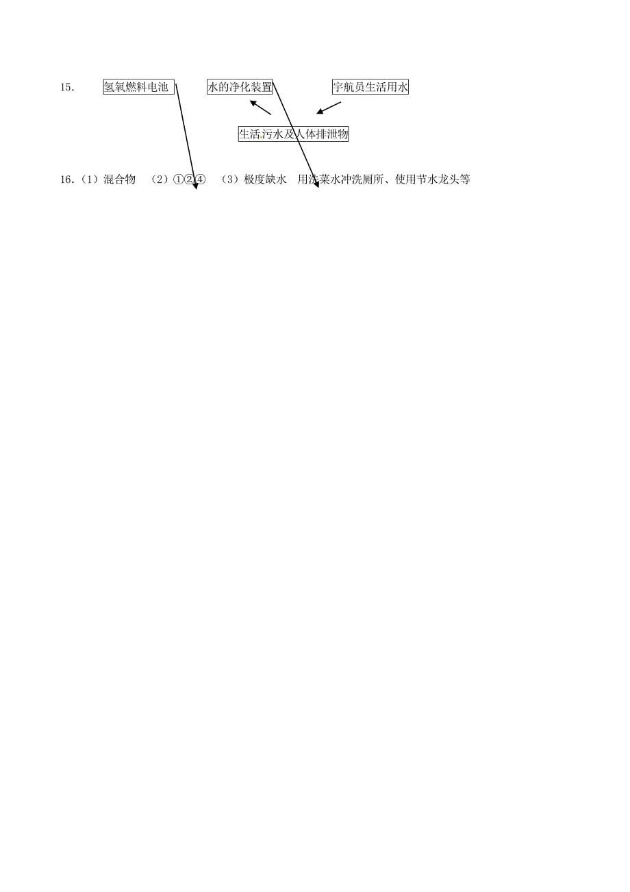 2.3自然界中的水 每课一练6（化学沪科版九年级上册）.doc_第5页