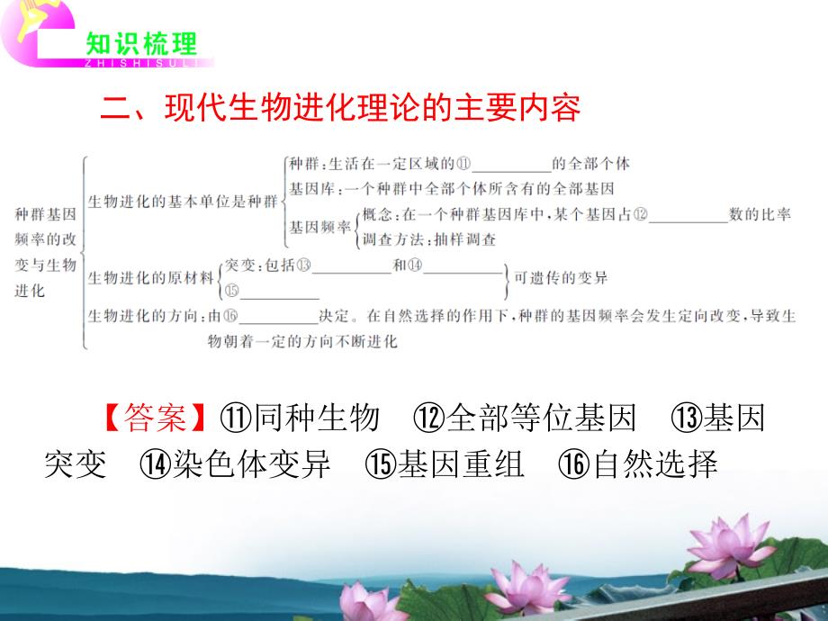 湖南省2018届高考生物复习 遗传与进化 第13讲 现代生物进化理论(评价改进类实验)课件 新人教版必修2_第4页