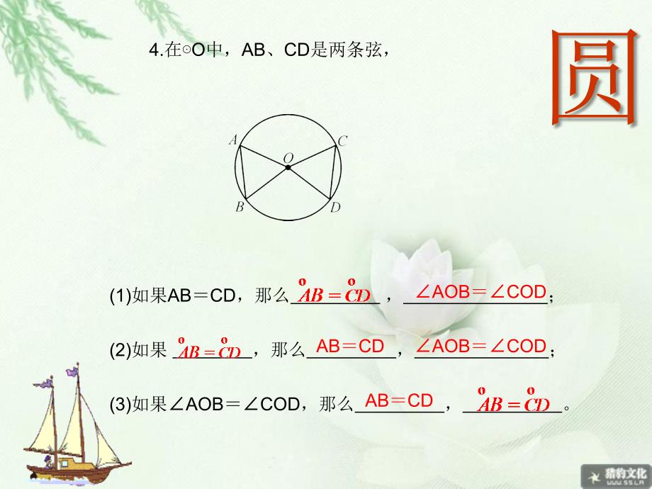 24.1.3弧、弦、圆心角课件（人教版九上）.ppt_第4页