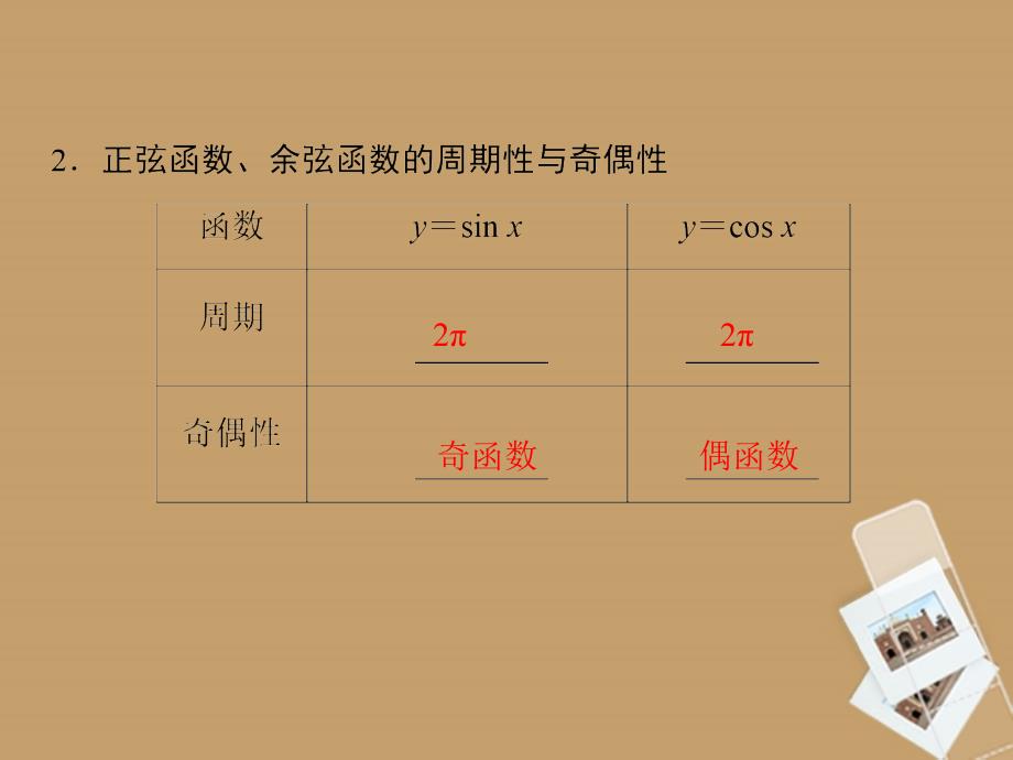 高中数学《1.4.2正弦函数、余弦函数的性质》课件3 新人教a版必修4_第4页