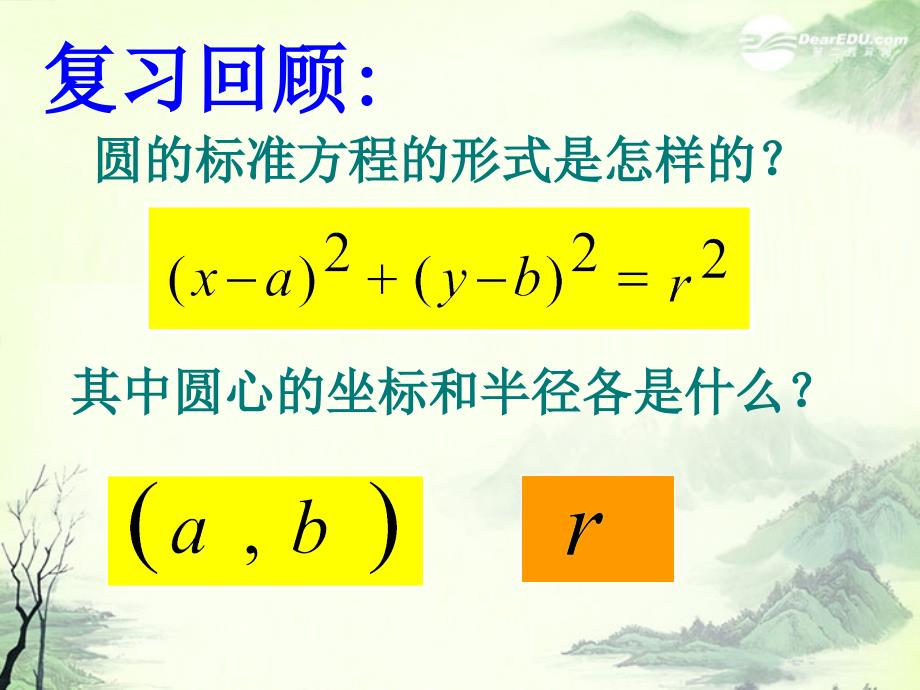 福建省平潭县高一数学《4.1.2圆的一般方程》课件_第2页