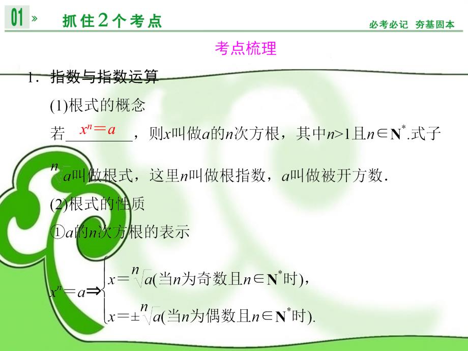 （浙江专用）2018届高考数学总复习 第二篇 函数与导数 第5讲 指数与指数函数课件 理_第2页