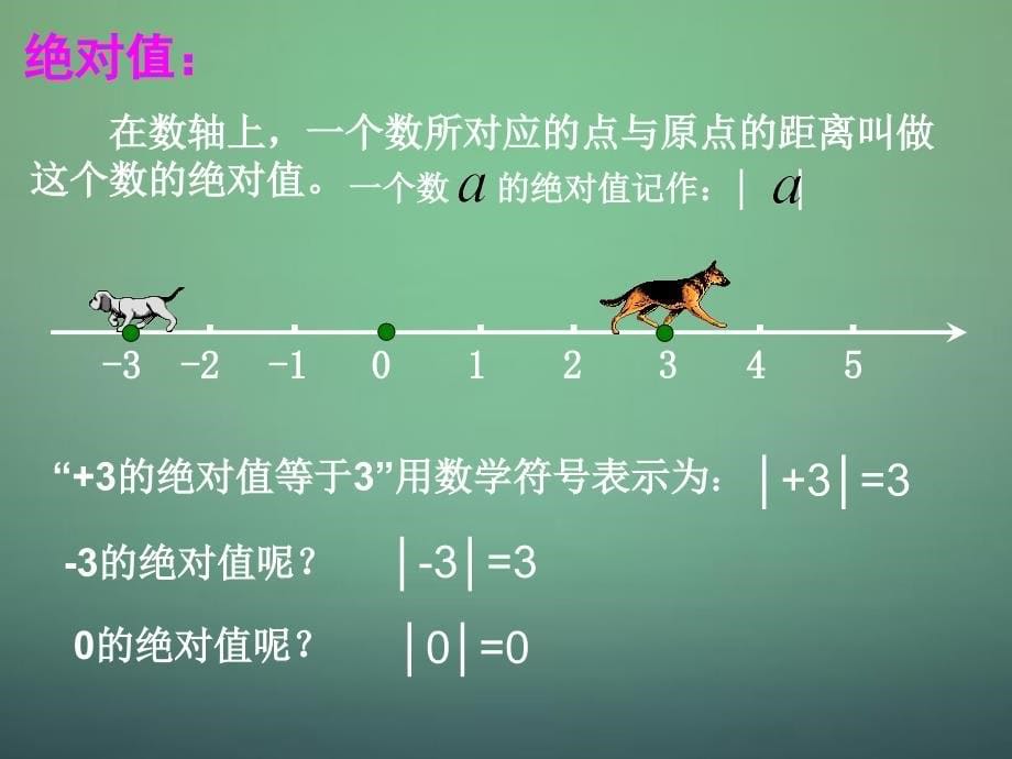 2017-2018七年级数学上册 2.3 绝对值课件 （新版）北师大版_第5页