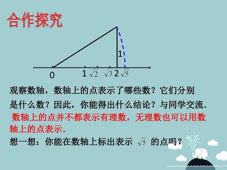 八年级数学下册 7.3 根号2是有理数吗课件 （新版）青岛版_第5页