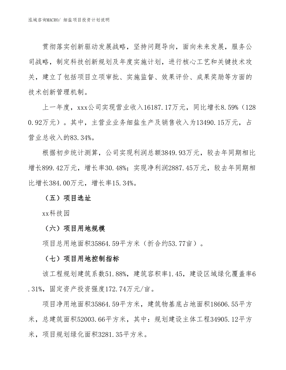 细盐项目投资计划说明_第2页