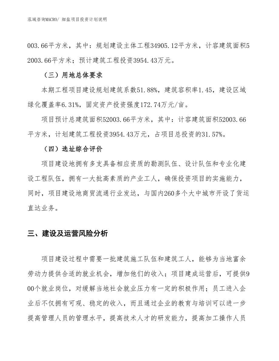 细盐项目投资计划说明_第5页