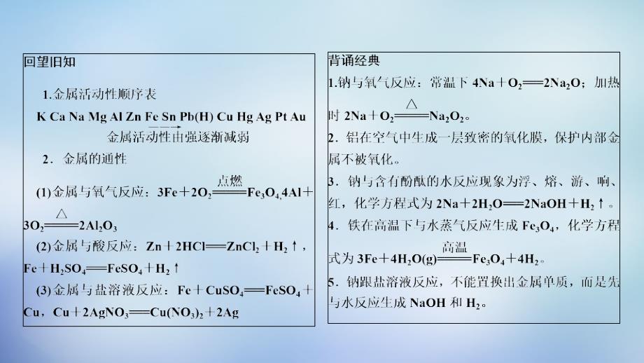 2017-2018学年高中化学 3.1.1金属与非金属、酸、水的反应课件 新人教版必修1_第4页