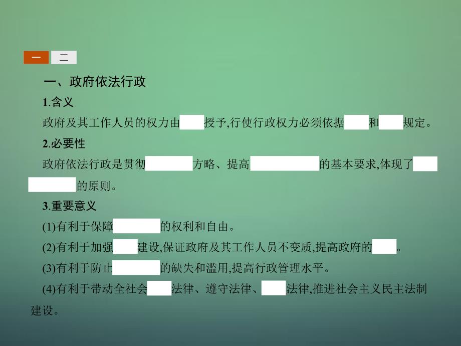 2017-2018学年高中政治 4.1政府的权力：依法行使课件 新人教版必修2_第4页